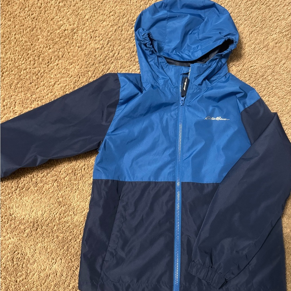 Eddie Bauer Blue Satin Jacket